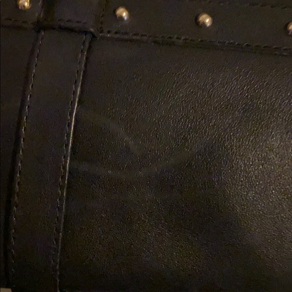 Black Leather VINCE CAMUTO PRESLEN Wide Calf boot - Picture 4 of 4